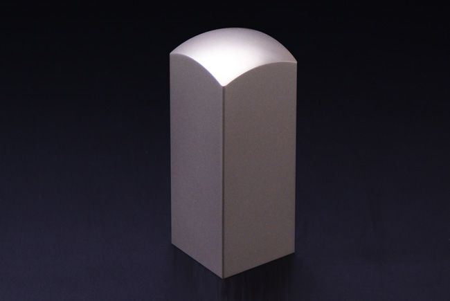 チタン印鑑/角印 プレーンブラスト 24.0mm(寸胴タイプ)