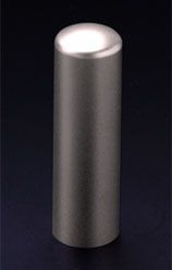チタン印鑑/会社認め印 ブラストチタン 18.0mm（寸胴タイプ
