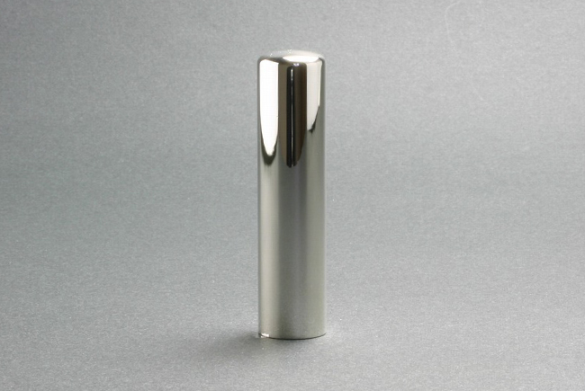 銀行印 CODE925 シルバー印鑑 15.0mm
